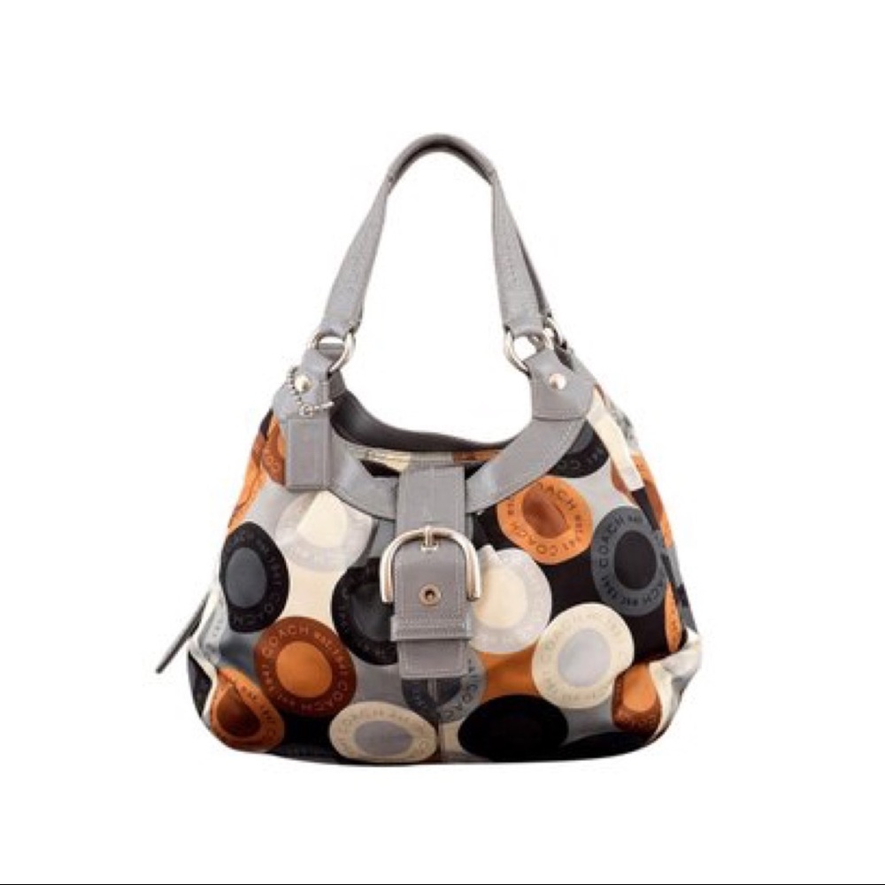 COACH - Soho Scarf Print Op Art Shoulder Bag